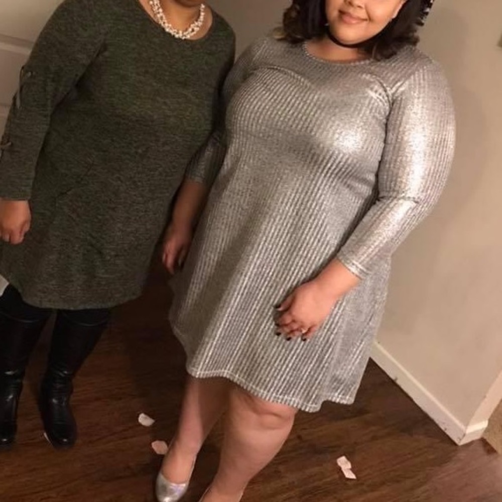 Silver Holiday Dress